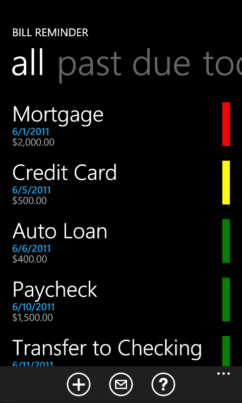 billreminder aplicativo controle financeiro novo