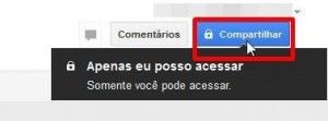Google drive compartilhar