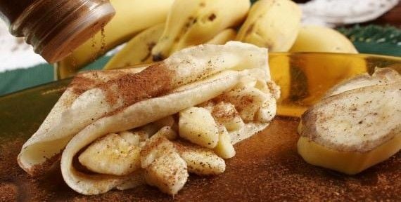 Confira a receita de um delicioso crepe de banana light