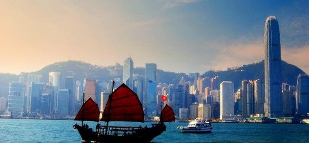 Hong Kong e seus arranha-céus: "Onde o Oriente encontra o Ocidente"