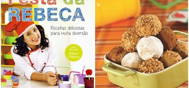 Livro de receitas escrito por "minichef" conta com doces de festa infantil