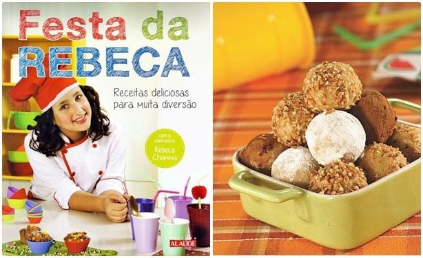 Livro de receitas escrito por "minichef" conta com doces de festa infantil