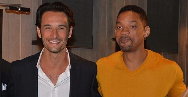 Will Smith e Rodrigo Santoro divulgam o filme "Focus" na Argentina