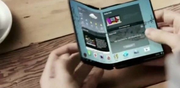 Samsung promete tela dobrável em seus produtos até 2015