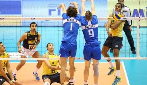 Seleção brasileira de vôlei masculino vence Itália e fatura a Copa dos Campeões