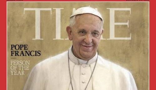 Papa Francisco é eleito a personalidade do ano pela revista Time