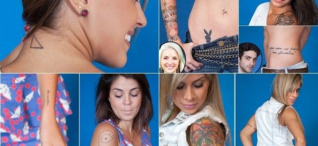 O BBB14 já começou! Confira as tatuagens dos participantes