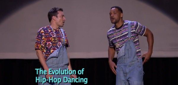 'Evolution of Dance' recriada por Will Smith e Jimmy Fallon: "Evolution of Hip-Hop Dancing"