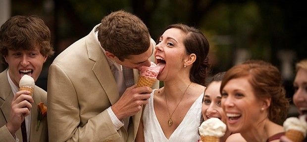 No verão, sorvetes podem ser uma excelente opção de sobremesas para casamento