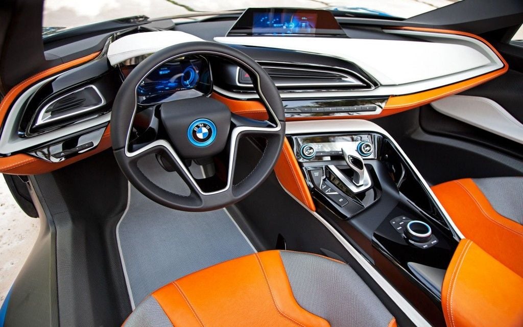 BMW i8 interior