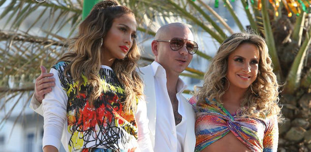 Jennifer Lopez , Pitbull e Claudia Leitte