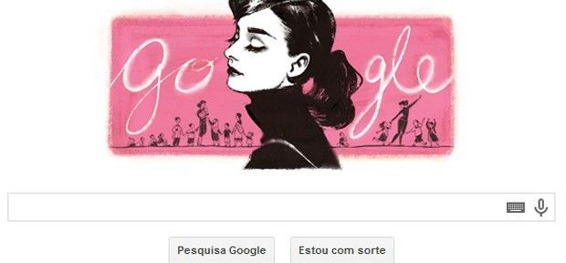 Google Doodle homenageia Audrey Hepburn, a atriz de Hollywood mais bonita da história