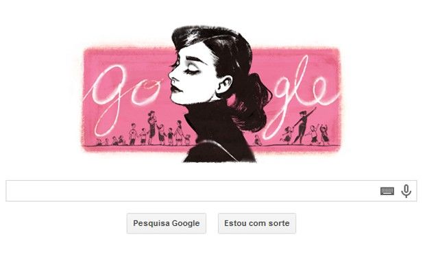 Google Doodle da Audrey Hepburn
