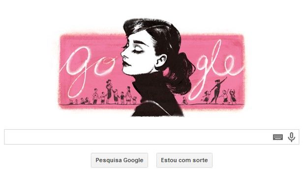 Google Doodle da Audrey Hepburn Google Doodle da Audrey Hepburn