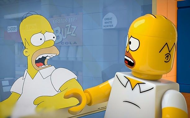 Os Simpsons' no mundo Lego