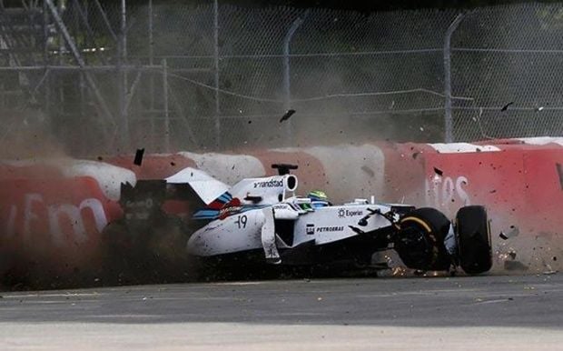 Batida entre Felipe Massa e Sergio Pérez