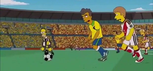 Episódio de 'Os Simpsons' no Brasil para Copa do Mundo 2014 chama torcedor de nazistas