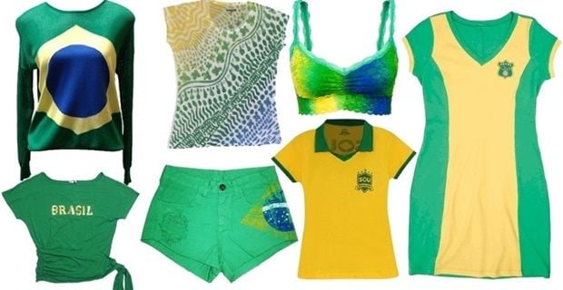 Dicas de moda feminina para ver os jogos do Brasil na Copa do Mundo 2014