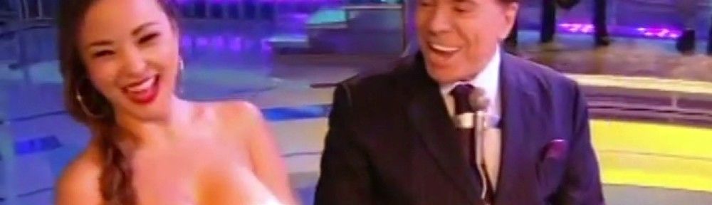 No Programa Silvio Santos, pianista nua diverte o 'Senor Abravanel'