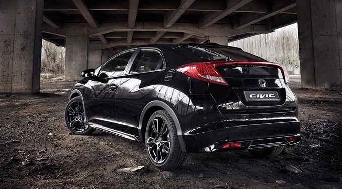 Traseira do Novo Honda Civic Black Edition