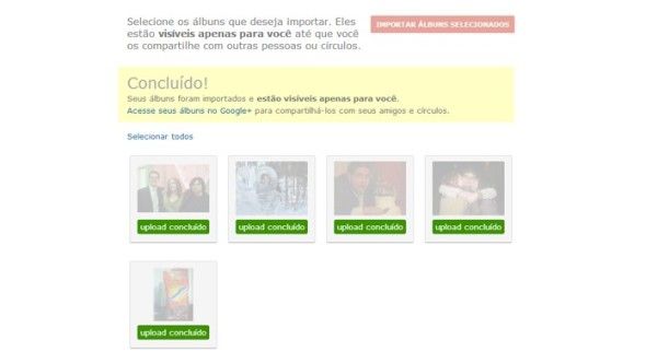 Como baixar fotos do Orkut para seu Google+ usando exportação e importação de imagens