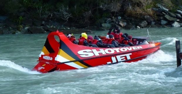 Passeio radical no rio Shotover