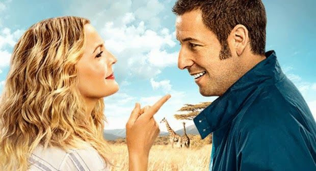 'Juntos e Misturados' é 3º de Adam Sandler e Drew Barrymore como casal no cinema