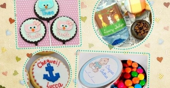 Lembrancinhas de maternidade comestíveis para presentear as visitas do bebê