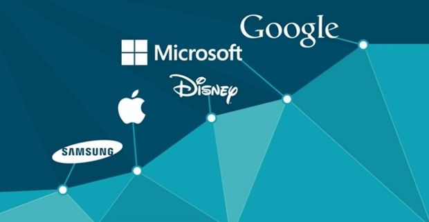 Lista das 100 maiores empresas do mundo tem apenas 2 BRs; Google e Microsoft lideram