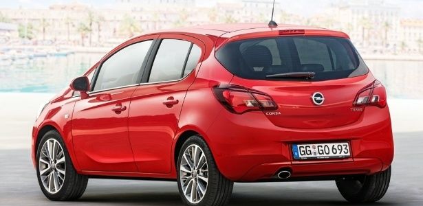 Traseira do Novo Corsa, vendido apenas na Europa Traseira do Novo Corsa, vendido apenas na Europa