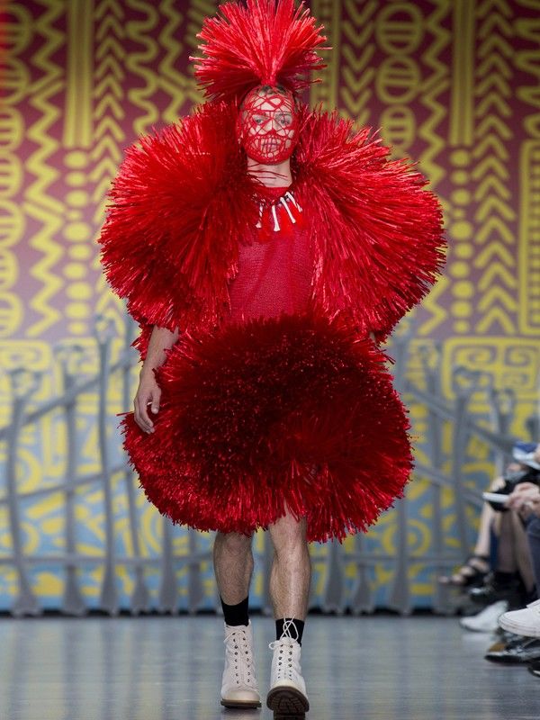 Pompom vermelho Pompom vermelho