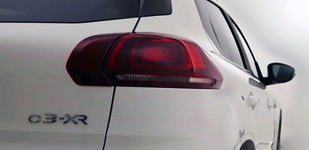 Detalhe da lanterna traseira do Citroën C3-XR