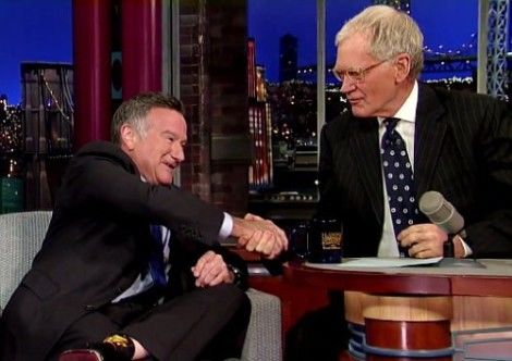David Letterman faz tributo a Robin Williams em seu talk show na CBS, 'Late Show'