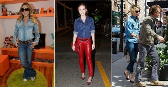 Dicas de moda feminina: looks com camisa jeans é 'atemporal', combina em qualquer situação