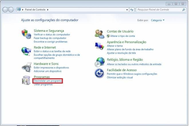 passo um desinstalar baidu antivírus