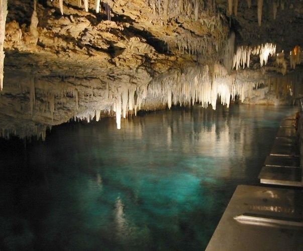 Caverna de cristal nas Bermudas