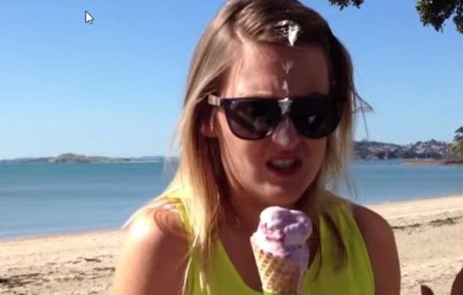 Vídeo engraçado mostra mulher sendo surpreendida por uma gaivota