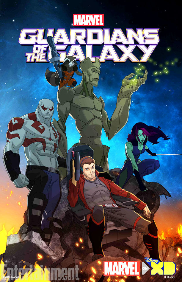 Guardiões da galaxia serie animada