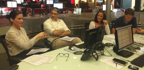 Estreia de REnata Vasconcelos Jornal nacional