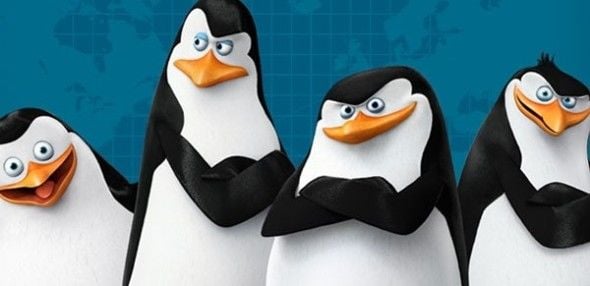 "Pinguins de Madagascar" estreia bem no Brasil e assume a liderança nas bilheterias