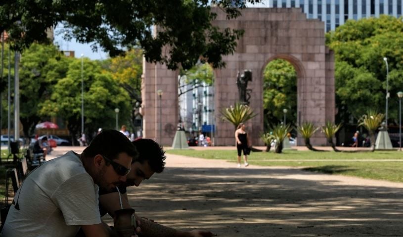 Parque Farroupilha em Porto Alegre