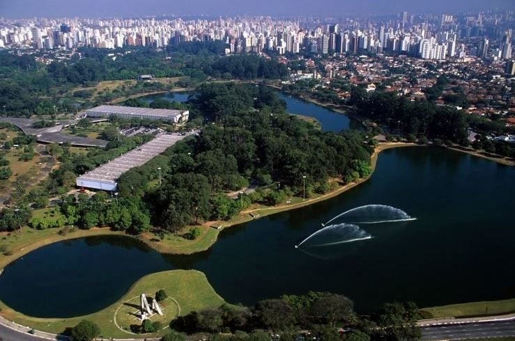 Parque Ibirapuera em São Paulo