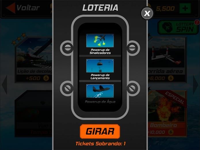 Flight Pilot Simulator 3D - Loteria da sorte