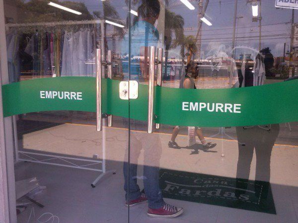 Puxe ou empurre