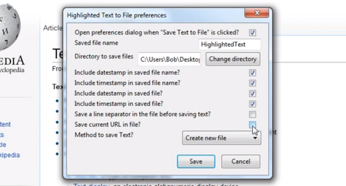 Save Text To File