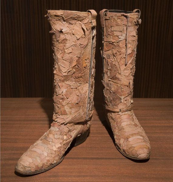 Botas de pele