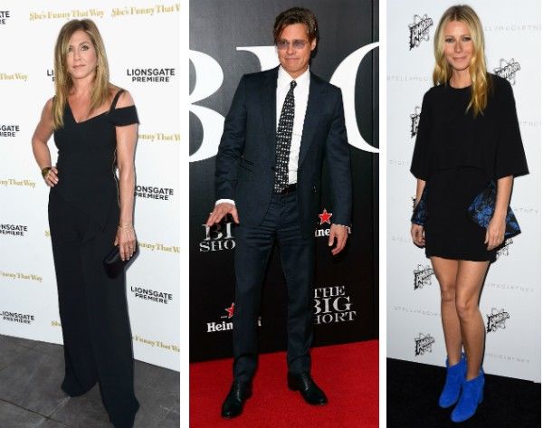 Jennifer Aniston, Brad Pitt e Gwyneth Paltrow