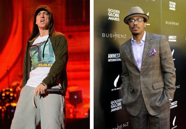 Eminem e o ator Nick Cannon