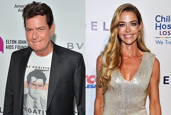 Charlie Sheen e Denise Richards