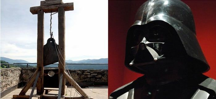 França e a guilhotina